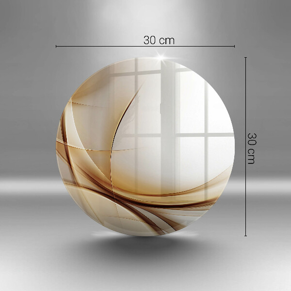 Chopping board glass Abstraction shapes