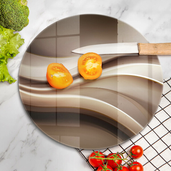 Chopping board Abstraction mild lines