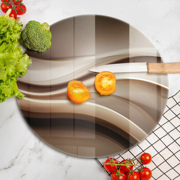 Chopping board Abstraction mild lines