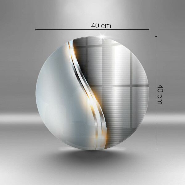 Chopping board glass Metal art