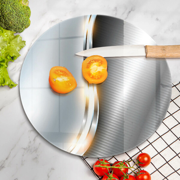 Chopping board glass Metal art