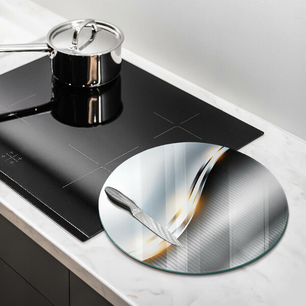 Chopping board glass Metal art