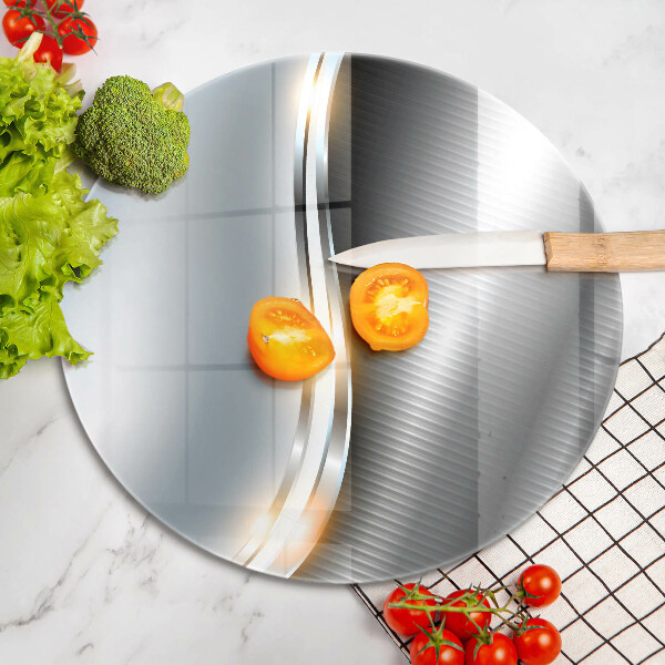 Chopping board glass Metal art