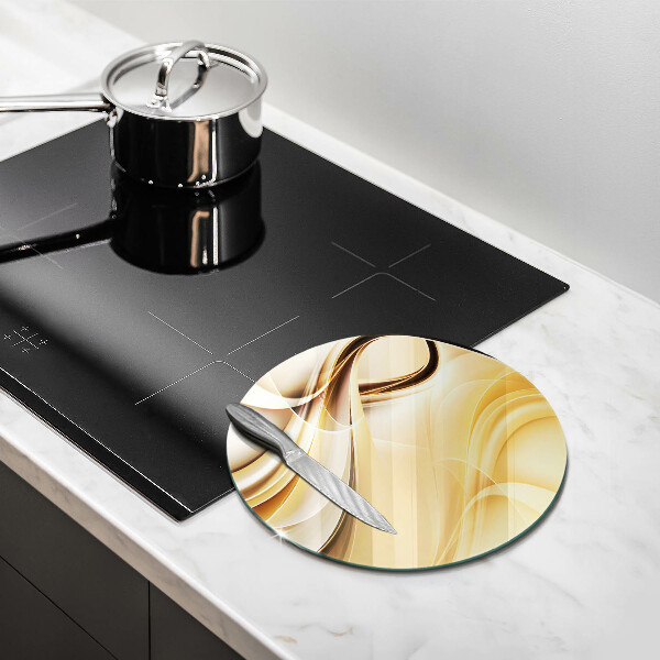 Glass worktop protector Abstraction of smoke