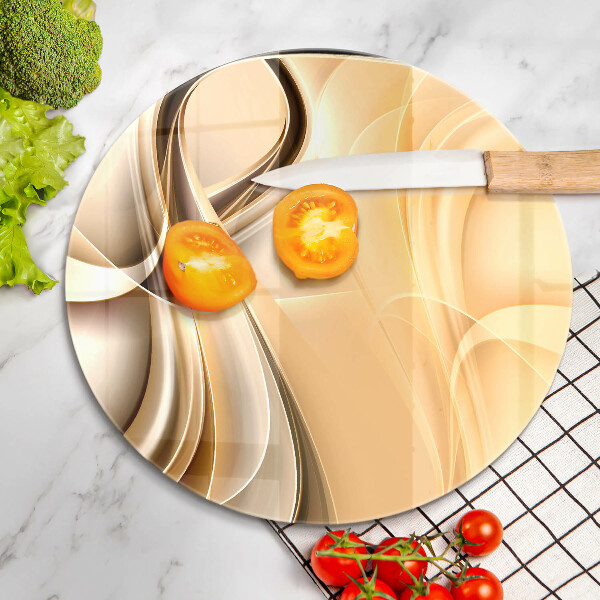 Glass worktop protector Abstraction of smoke