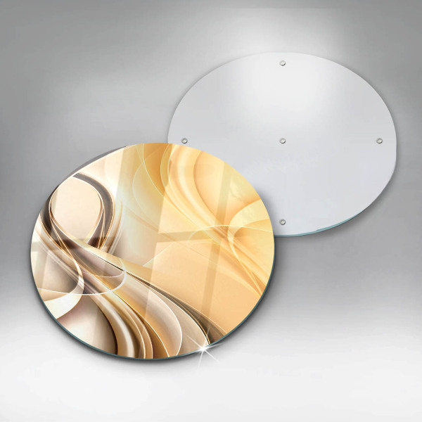 Glass worktop protector Abstraction of smoke