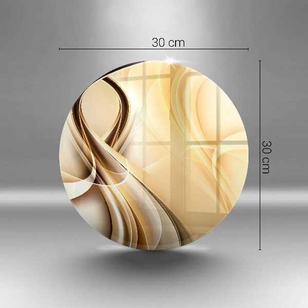 Glass worktop protector Abstraction of smoke