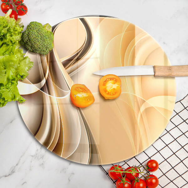 Glass worktop protector Abstraction of smoke