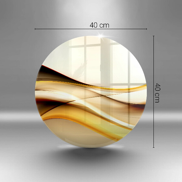 Glass worktop protector Abstraction smoke lines