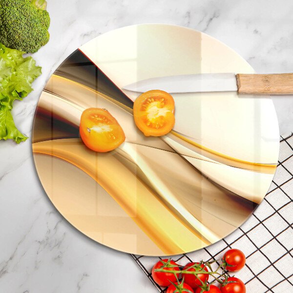 Glass worktop protector Abstraction smoke lines