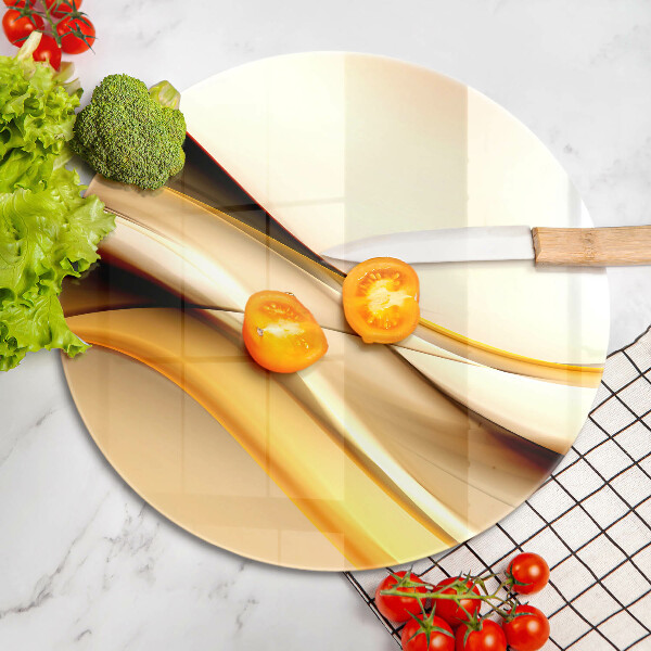 Glass worktop protector Abstraction smoke lines