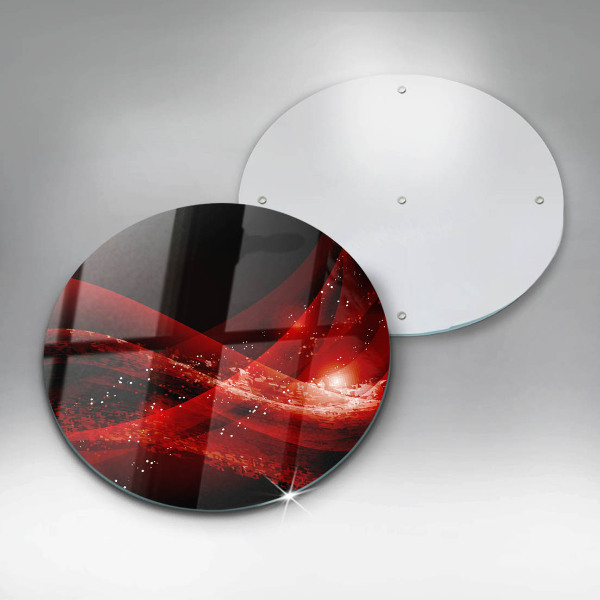 Glass worktop saver Modern abstraction