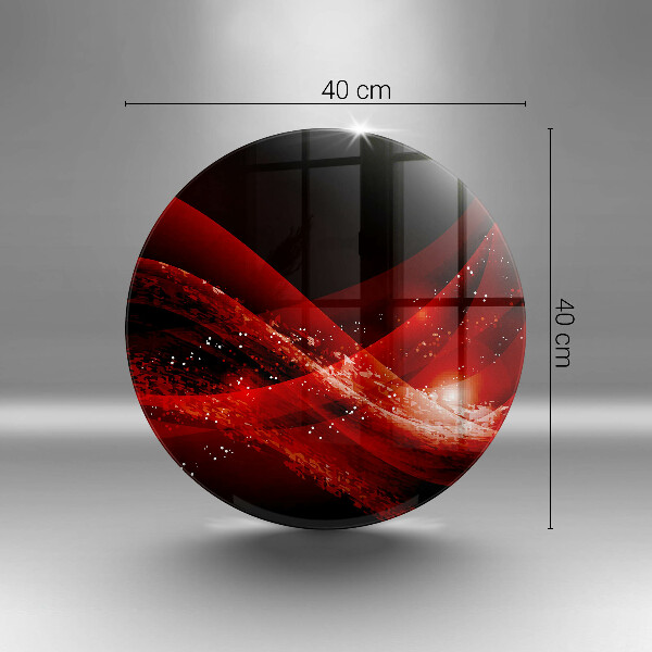 Glass worktop saver Modern abstraction