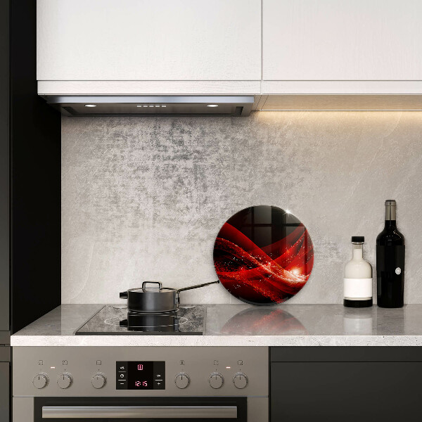 Glass worktop saver Modern abstraction