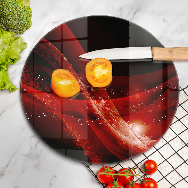 Glass worktop saver Modern abstraction