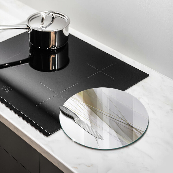 Glass worktop saver Abstraction Design lines