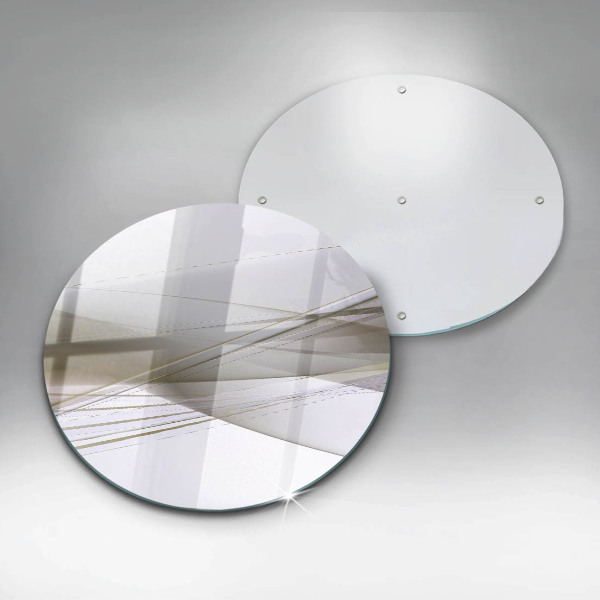 Glass worktop saver Abstraction Design lines