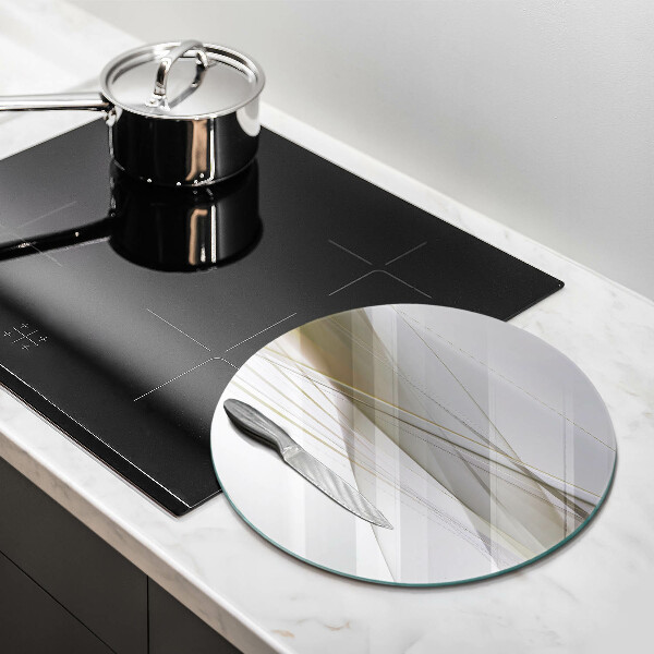 Glass worktop saver Abstraction Design lines