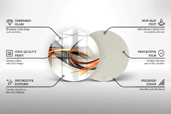 Glass worktop saver Modern shapes
