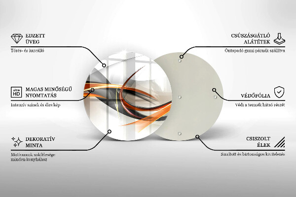 Glass worktop saver Modern shapes
