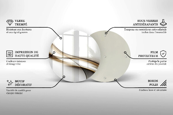 Chopping board Mild abstraction lines