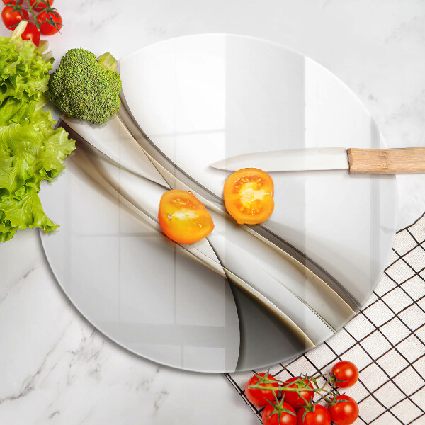 Chopping board Mild abstraction lines