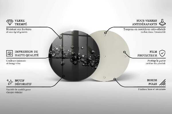 Chopping board 3D shapes abstraction