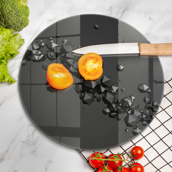 Chopping board 3D shapes abstraction