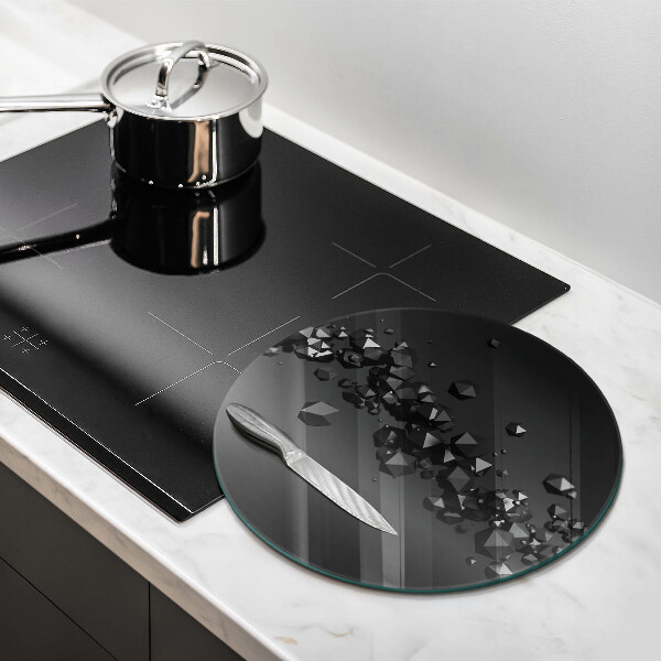 Chopping board 3D shapes abstraction