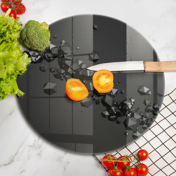 Chopping board 3D shapes abstraction