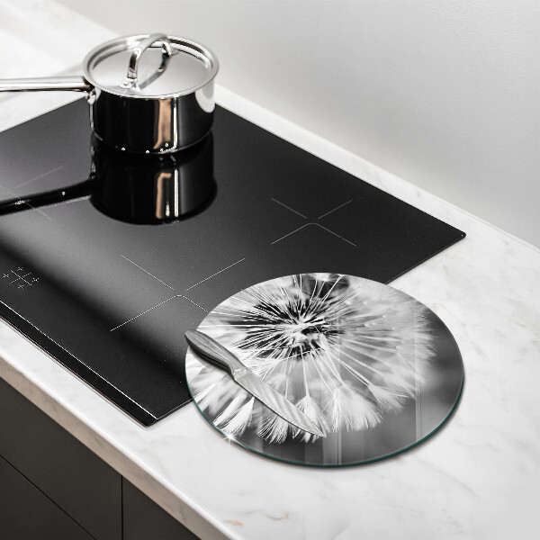 Glass worktop saver Delicate dandelion