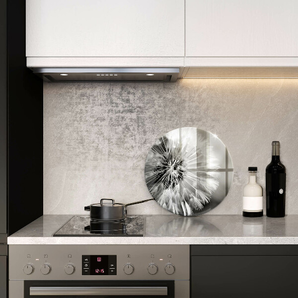 Glass worktop saver Delicate dandelion