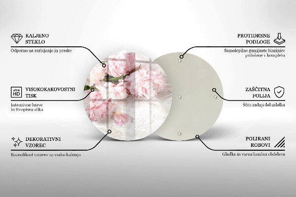 Chopping board Delicate roses flowers