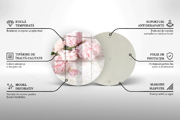 Chopping board Delicate roses flowers