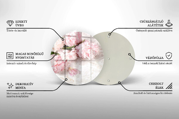 Chopping board Delicate roses flowers