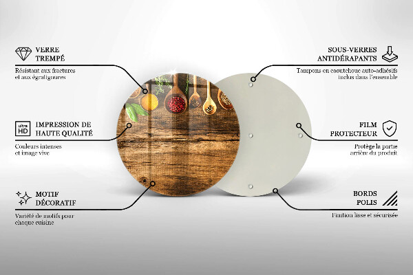 Chopping board Wooden spices