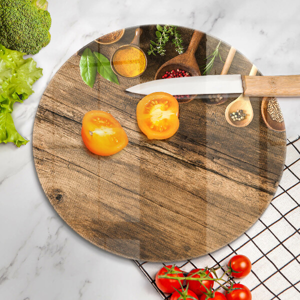 Chopping board Wooden spices