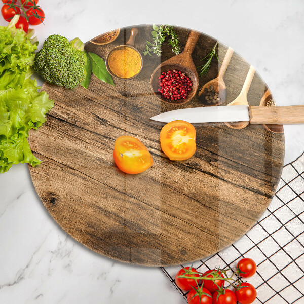 Chopping board Wooden spices