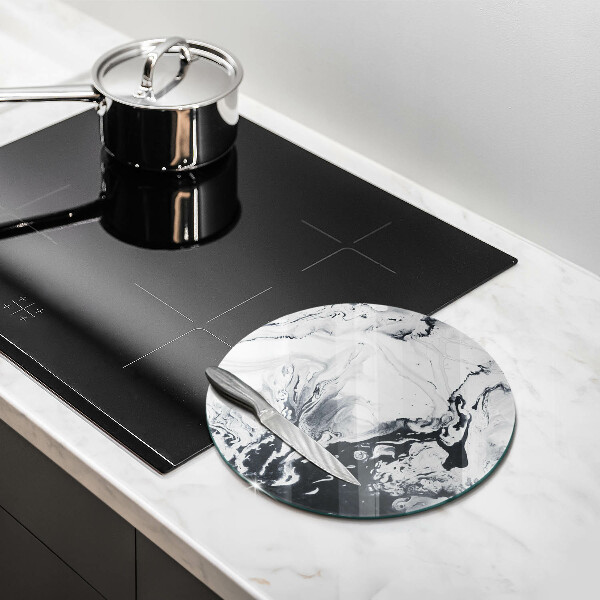 Glass worktop protector Ink abstraction