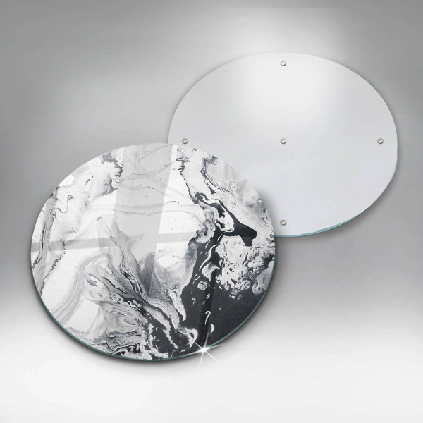 Glass worktop protector Ink abstraction