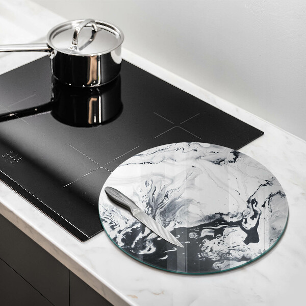 Glass worktop protector Ink abstraction