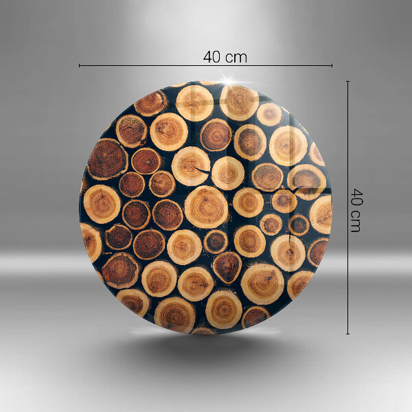 Glass worktop protector Wooden stumps of trees