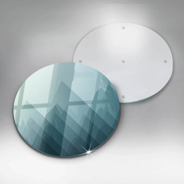 Glass worktop protector Abstract mountains