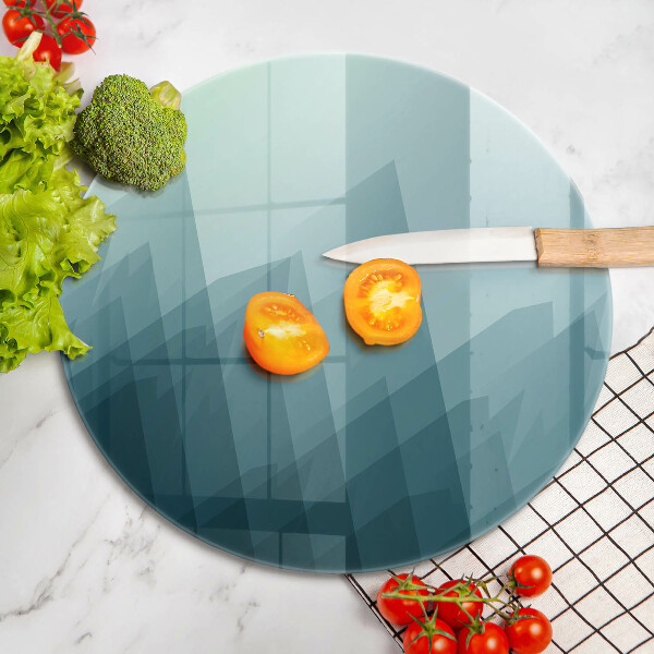 Glass worktop protector Abstract mountains