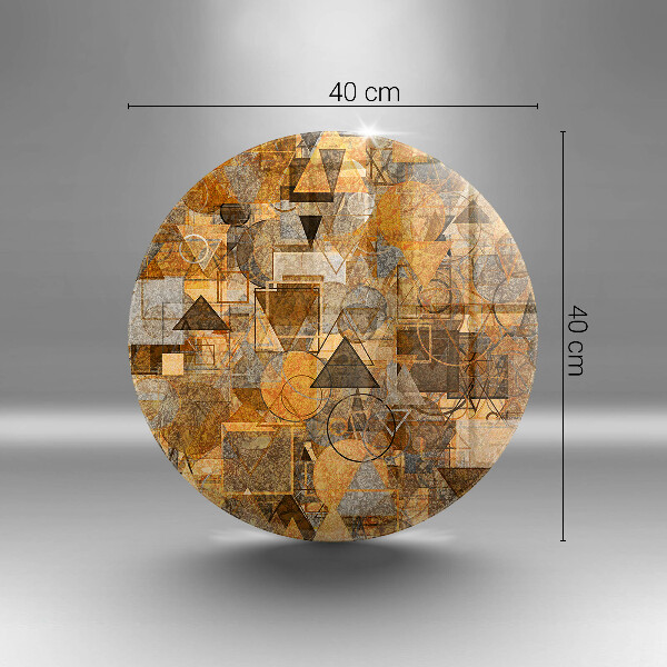 Glass worktop protector Geometric figure pattern