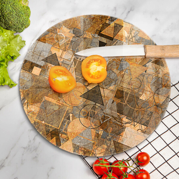 Glass worktop protector Geometric figure pattern