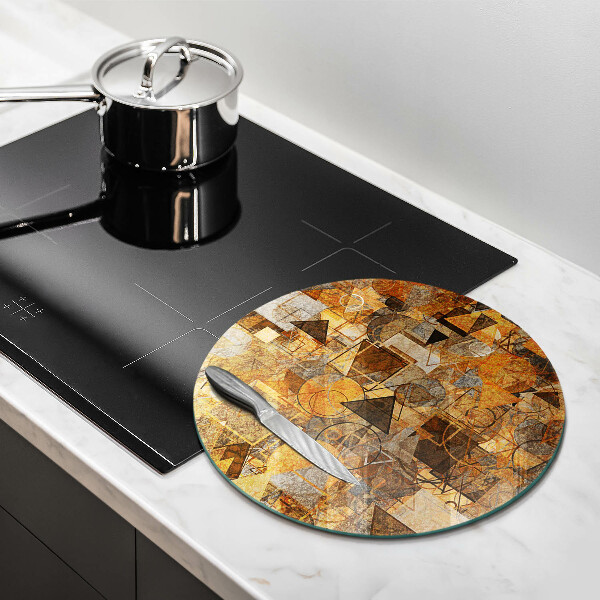 Glass worktop protector Geometric figure pattern