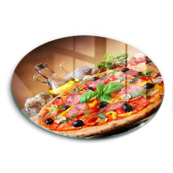 Glass worktop protector Italian pizza