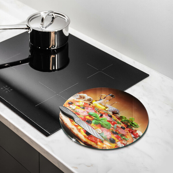 Glass worktop protector Italian pizza