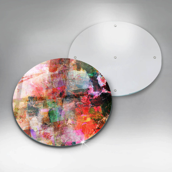 Glass worktop saver Paint abstraction